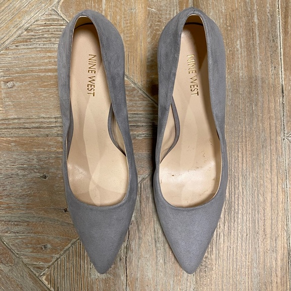 nine west grey shoes